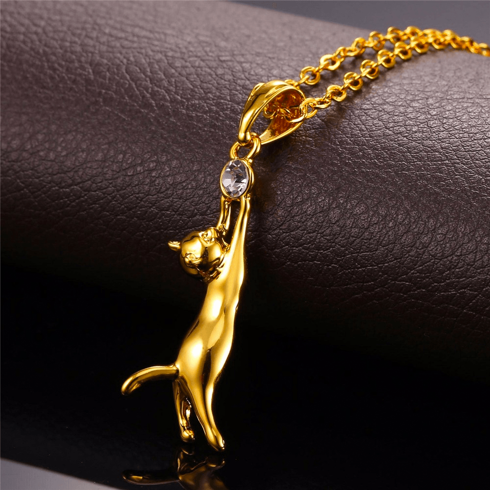 fashion jewelry cute cat lover necklace| Alibaba.com